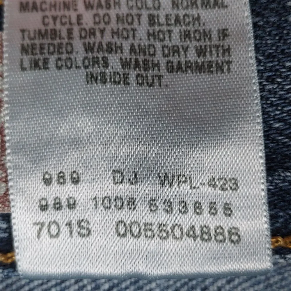 Levi’s 505 Straight Fit Jeans – Men’s W40 L30 – Classic Blue Denim